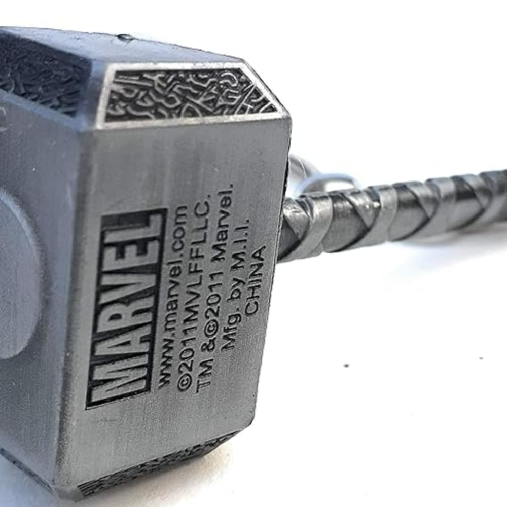 Marvel Thor Hammer Mjolnir Metal Keychain