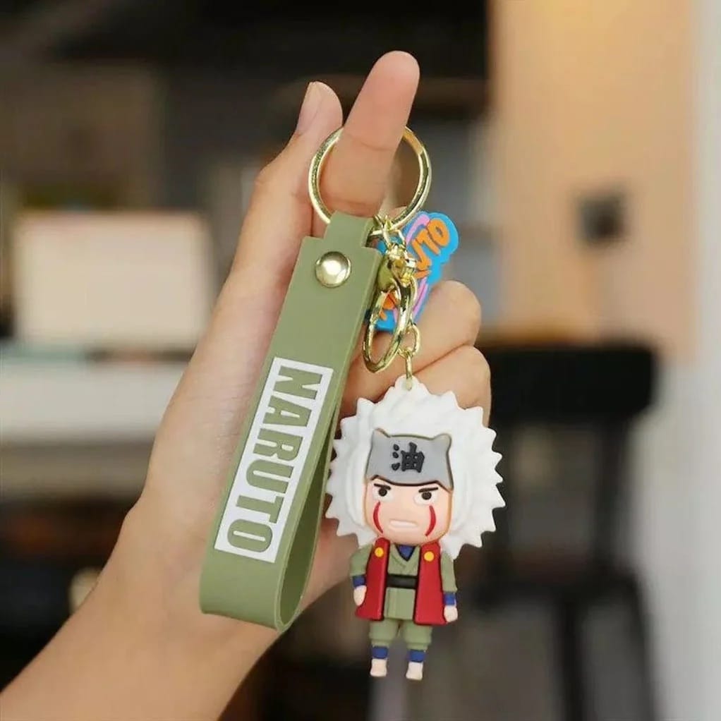 Jiraiya "Toad Sage" 3D Keychain with Naruto Strap - Image 2