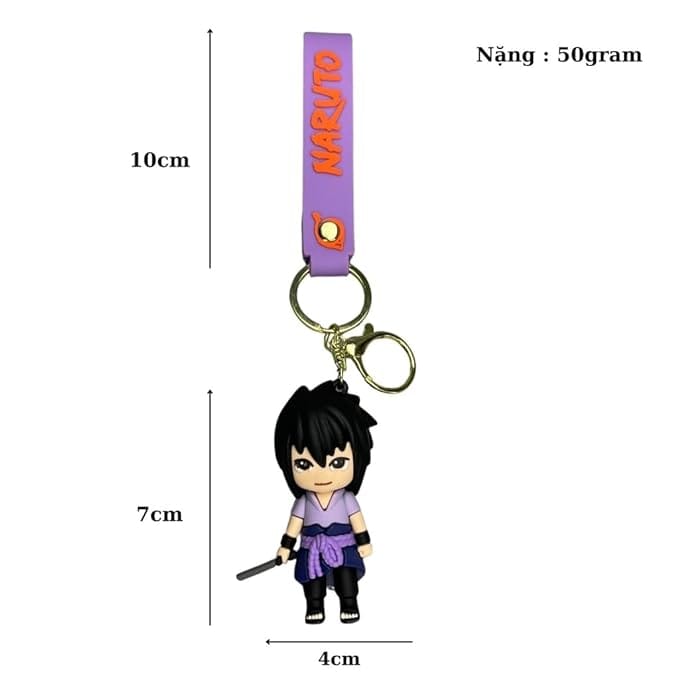 Naruto Sasuke Uchiha Keychain For Anime Lovers - Image 3