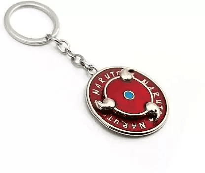 Naruto Sharingan Rotating Metal Keychain - Image 2