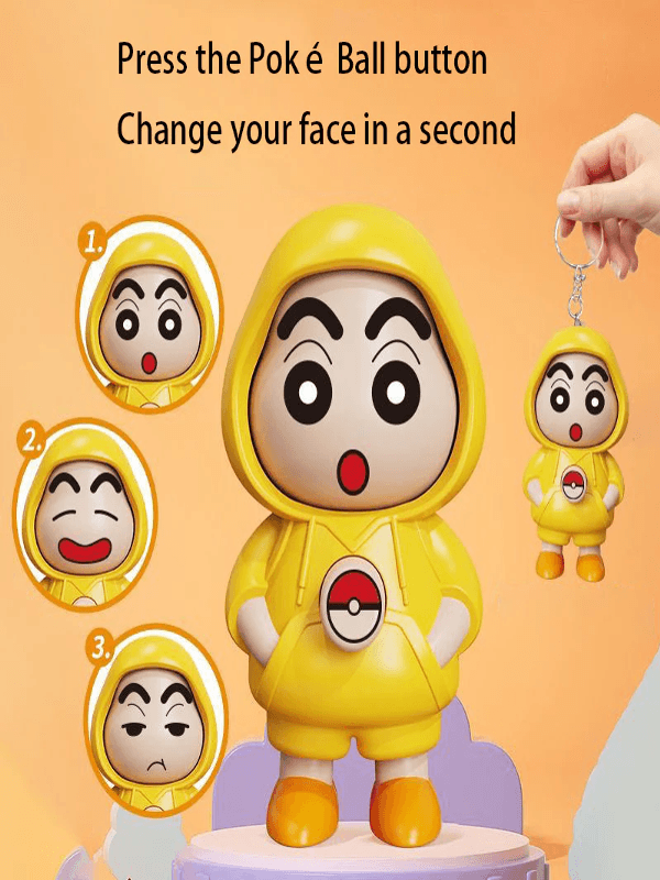Rotating Shinchan Keychain For Shinchan Lovers